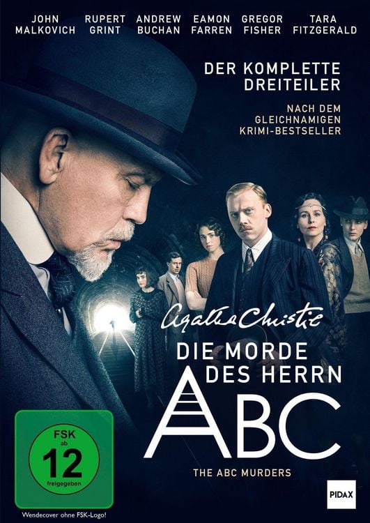 Produktbild: Agatha Christie: Die Morde des Herrn ABC (The ABC Murders) / Starbesetzte Neuverfilmung des Hercule Poirot-Romans mit John Malkovich