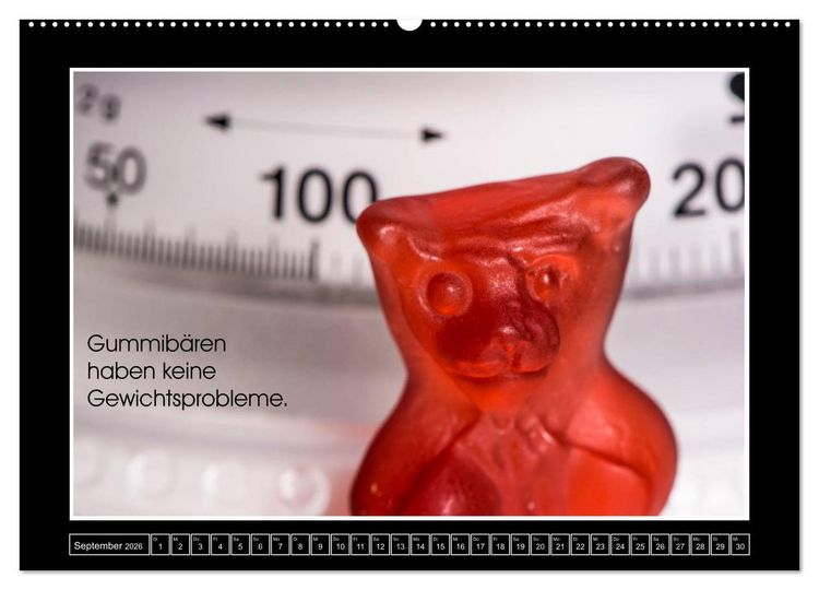 Produktbild: Wissenswertes aus der Welt der Gummib&auml;ren (Wandkalender 2026 DIN A2 quer), CALVENDO Monatskalender