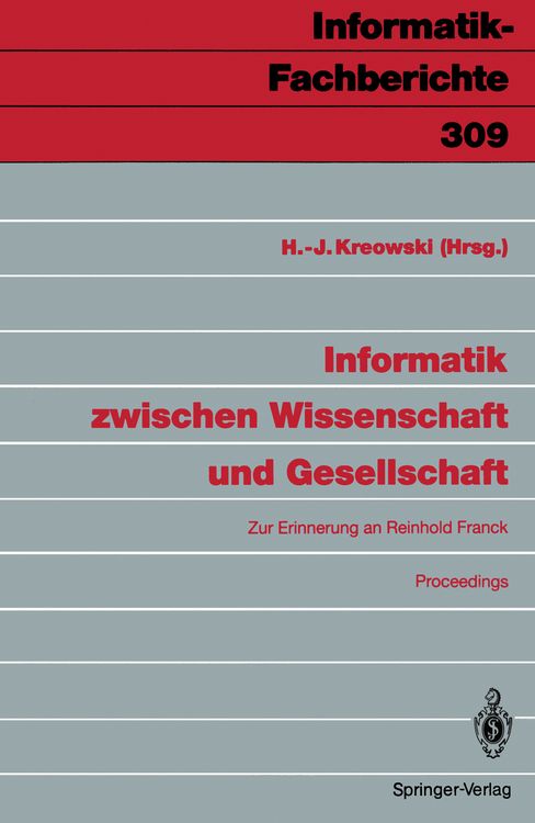 Produktbild: Informatik zwischen Wissenschaft und Gesellschaft