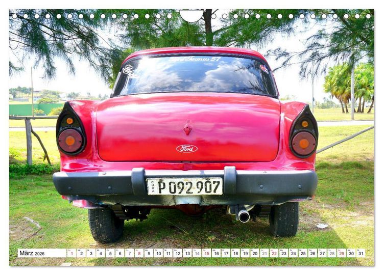 Produktbild: Ford Taunus P2 - 17M - Ein Klassiker aus K&ouml;ln in Kuba (Wandkalender 2026 DIN A4 quer), CALVENDO Monatskalender