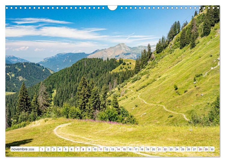 Produktbild: Les Portes du Soleil, Haute-Savoie (Calendrier mural 2026 DIN A3 vertical), CALVENDO calendrier mensuel