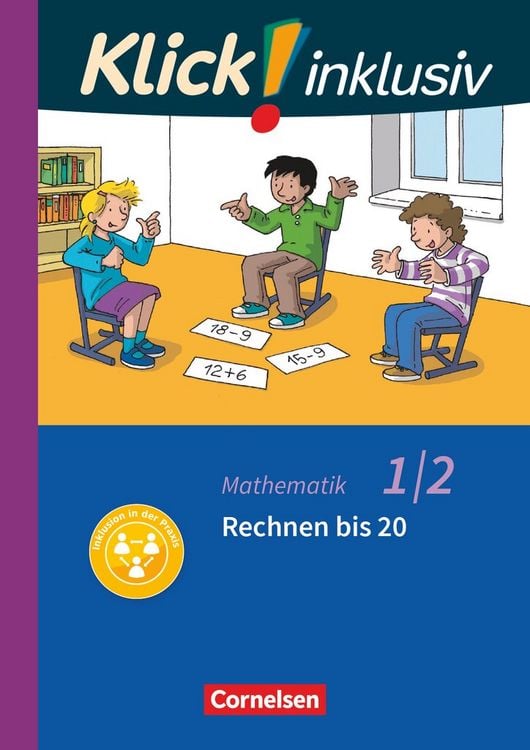 Produktbild: Klick! inklusiv - Mathematik, Grundschule / F&ouml;rderschule - Themenhefte f&uuml;r Lernende mit F&ouml;rderbedarf - 1./2. Schuljahr