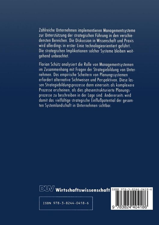 Produktbild: Managementsysteme und Strategien