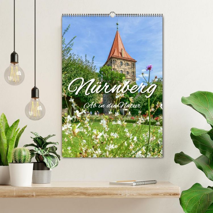 Produktbild: N&uuml;rnberg Ab in die Natur (Wandkalender 2026 DIN A2 hoch), CALVENDO Monatskalender