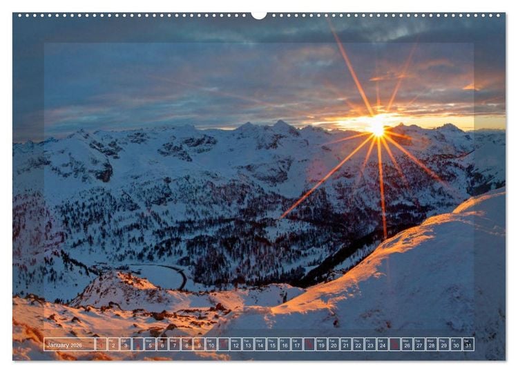Produktbild: When the sun rises and sets (Wall Calendar 2026 DIN A2 landscape), CALVENDO 12 Month Wall Calendar