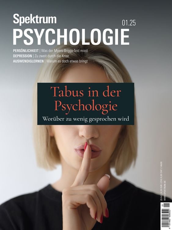 Produktbild: Spektrum Psychologie 1/2025 - Tabus in der Psychologie