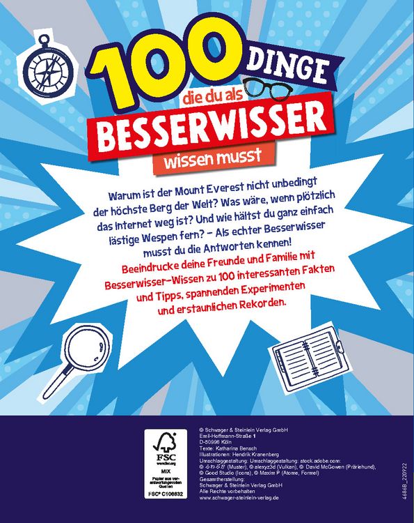 Produktbild: 100 Dinge, die du als Besserwisser wissen musst