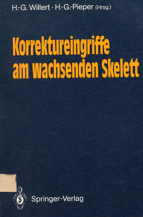 Produktbild: Korrektureingriffe am wachsenden Skelett