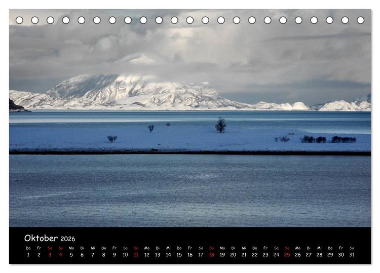 Produktbild: Norwegen (Tischkalender 2026 DIN A5 quer), CALVENDO Monatskalender