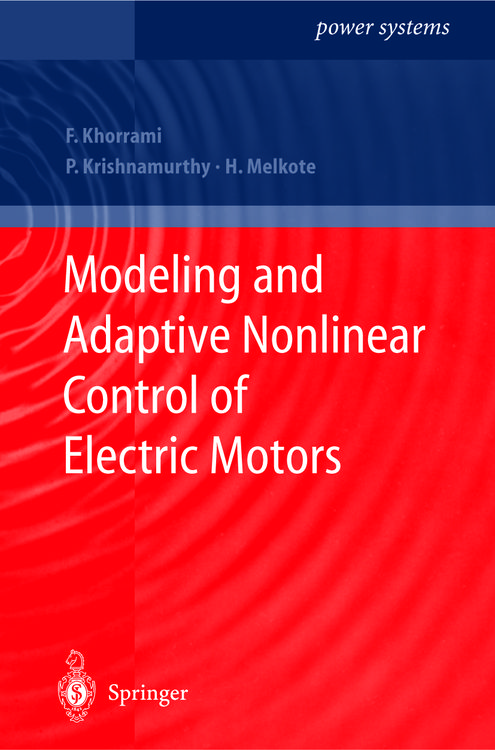 Produktbild: Modeling and Adaptive Nonlinear Control of Electric Motors