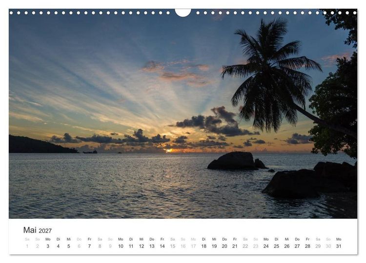 Produktbild: Seychellen - Willkommen im Paradies (Wandkalender 2027 DIN A3 quer), CALVENDO Monatskalender