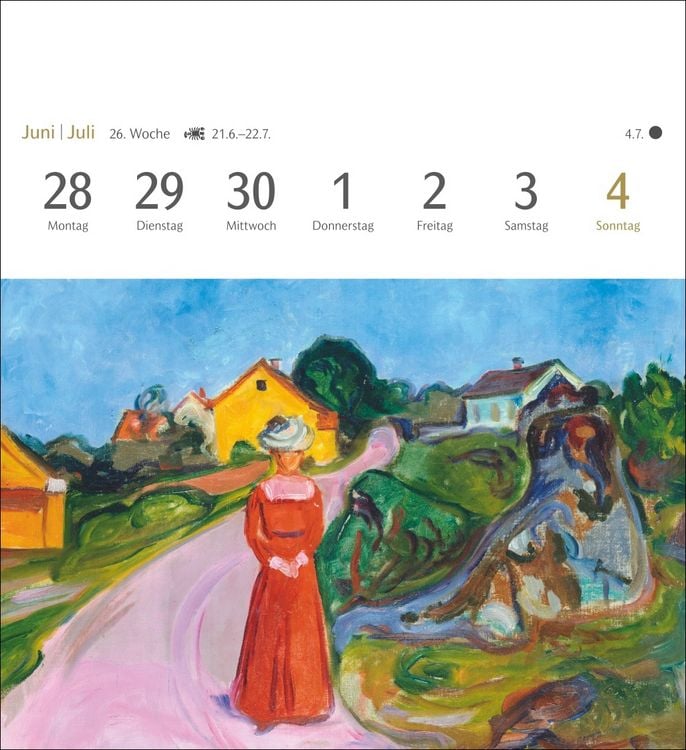 Produktbild: Kunstgenuss Postkartenkalender 2027 - Kalender mit 53 Kunstpostkarten
