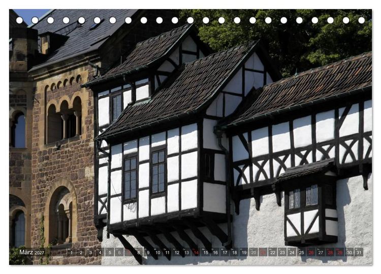 Produktbild: Deutsche Burgen (Tischkalender 2027 DIN A5 quer), CALVENDO Monatskalender