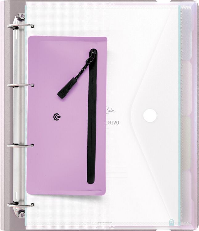 Produktbild: Reissverschlusstasche violett