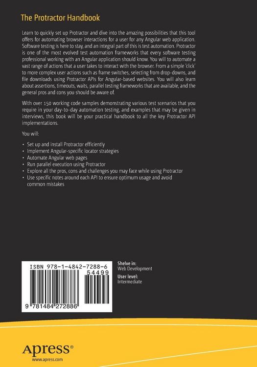 Produktbild: The Protractor Handbook
