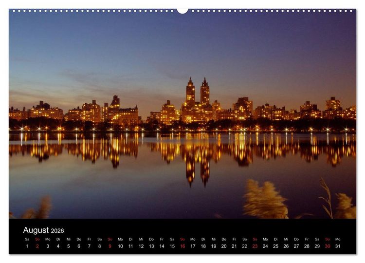 Produktbild: Zu Besuch in New York (Wandkalender 2026 DIN A2 quer), CALVENDO Monatskalender