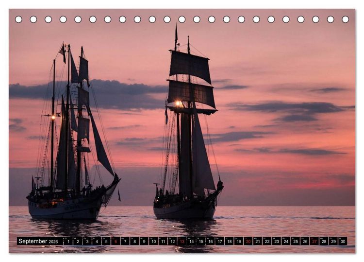 Produktbild: Hanse Sail (Tischkalender 2026 DIN A5 quer), CALVENDO Monatskalender