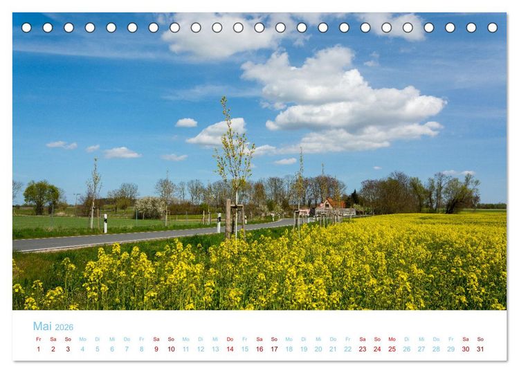 Produktbild: Unterwegs auf Usedom (Tischkalender 2026 DIN A5 quer), CALVENDO Monatskalender