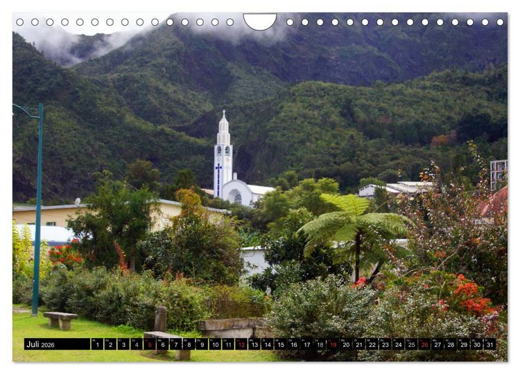 Produktbild: La R&eacute;union - Paradies im indischen Ozean (Wandkalender 2026 DIN A4 quer), CALVENDO Monatskalender