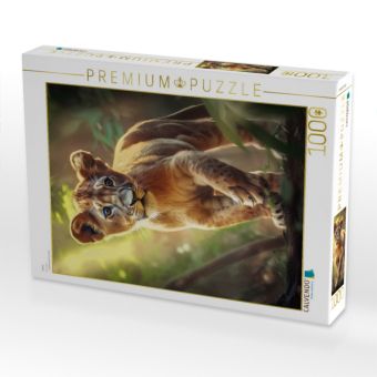 Produktbild: CALVENDO Puzzle L&ouml;we | 1000 Teile Lege-Gr&ouml;&szlig;e 64x48cm Foto-Puzzle f&uuml;r gl&uuml;ckliche Stunden