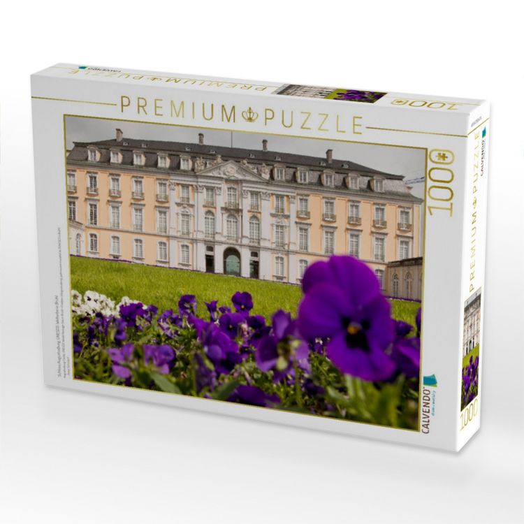 Produktbild: CALVENDO Puzzle Schloss Augustusburg, UNESCO-Welterbe in Br&uuml;hl | 1000 Teile Lege-Gr&ouml;&szlig;e 64x48cm Foto-Puzzle f&uuml;r gl&uuml;ckliche Stunden