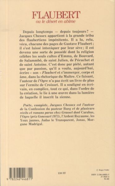 Produktbild: Flaubert Ou Le Desert En Abime
