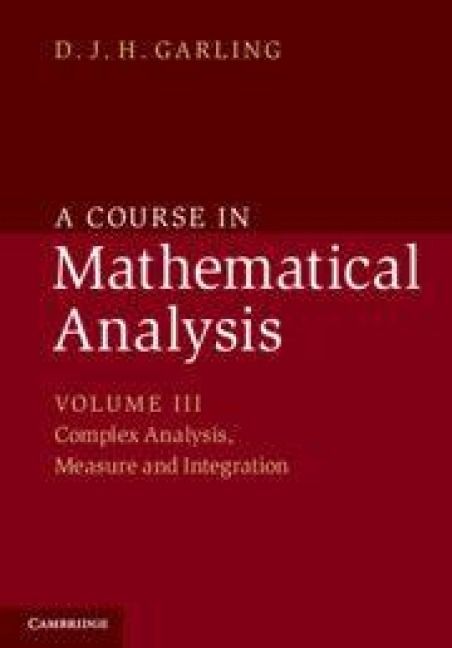 Produktbild: A Course in Mathematical Analysis