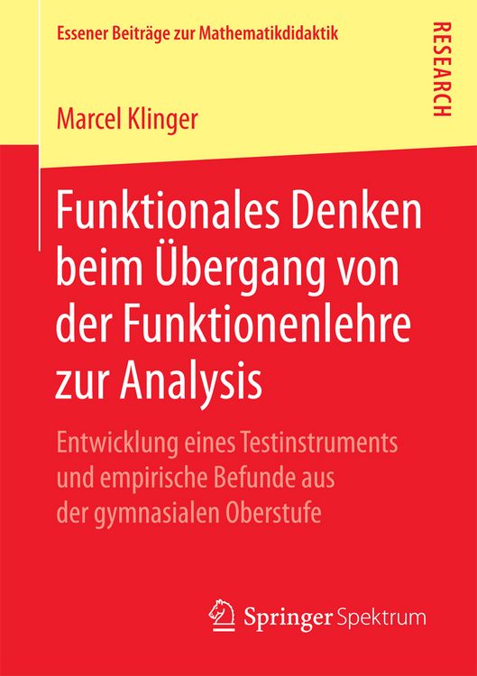 Produktbild: Funktionales Denken beim &Uuml;bergang von der Funktionenlehre zur Analysis