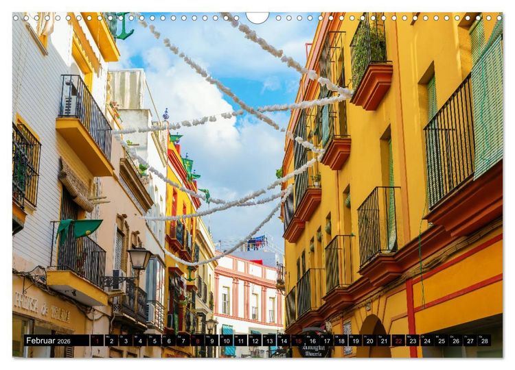 Produktbild: Sevilla - Impressionen aus dem Herzen Andalusiens (Wandkalender 2026 DIN A3 quer), CALVENDO Monatskalender