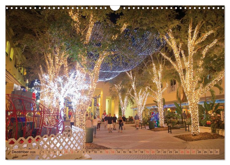 Produktbild: GEOclick calendar: Florida (Wandkalender 2026 DIN A3 quer), CALVENDO Monatskalender