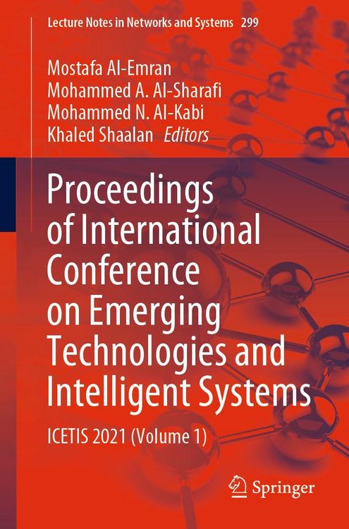 Produktbild: Proceedings of International Conference on Emerging Technologies and Intelligent Systems