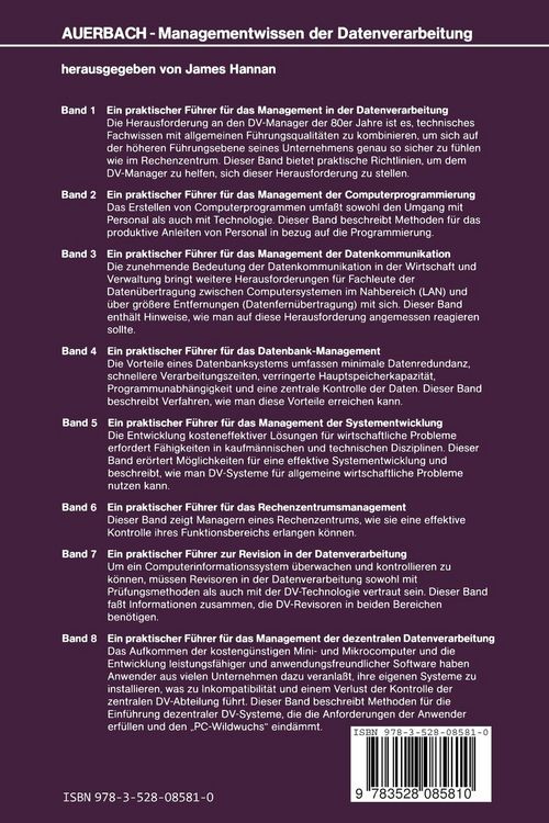Produktbild: Ein praktischer F&uuml;hrer f&uuml;r das Management der dezentralen Datenverarbeitung