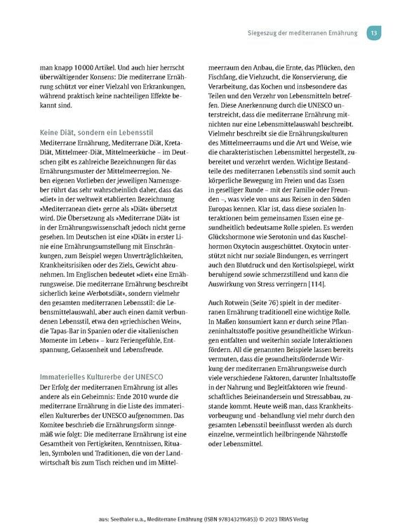 Produktbild: Mediterrane Ern&auml;hrung