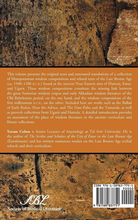 Produktbild: Wisdom from the Late Bronze Age