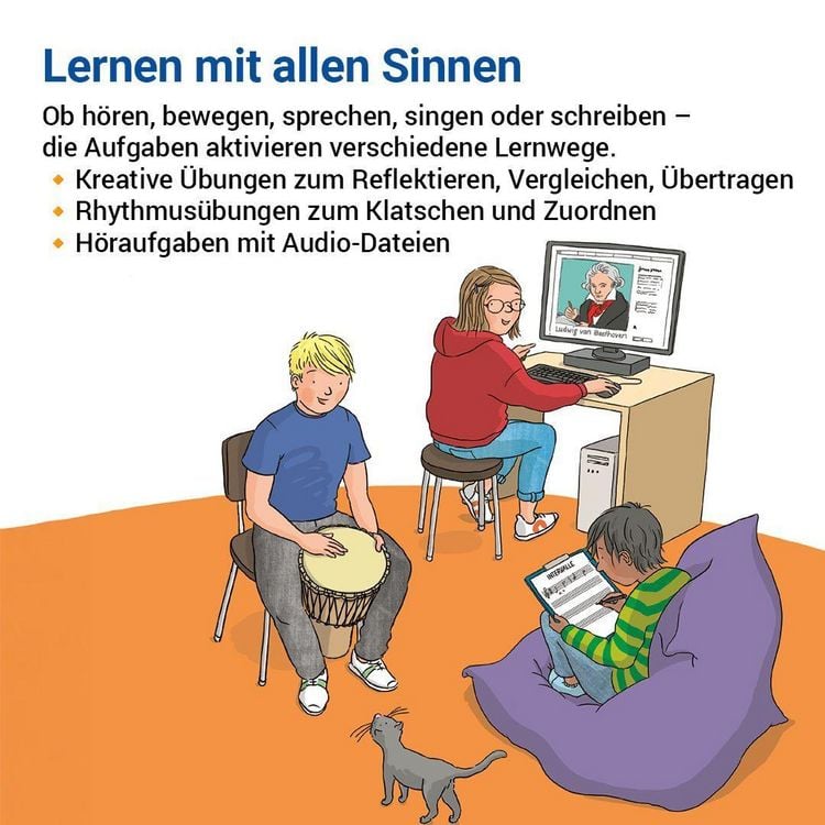 Produktbild: Das &Uuml;bungsheft Musik 7/8