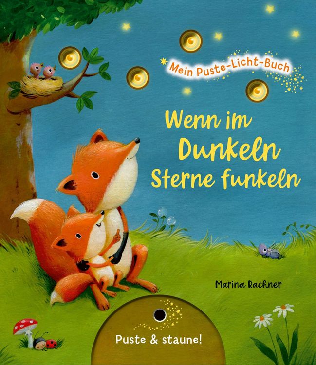Produktbild: Mein Puste-Licht-Buch: Wenn im Dunkeln Sterne funkeln