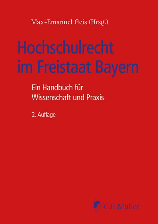 Produktbild: Hochschulrecht im Freistaat Bayern