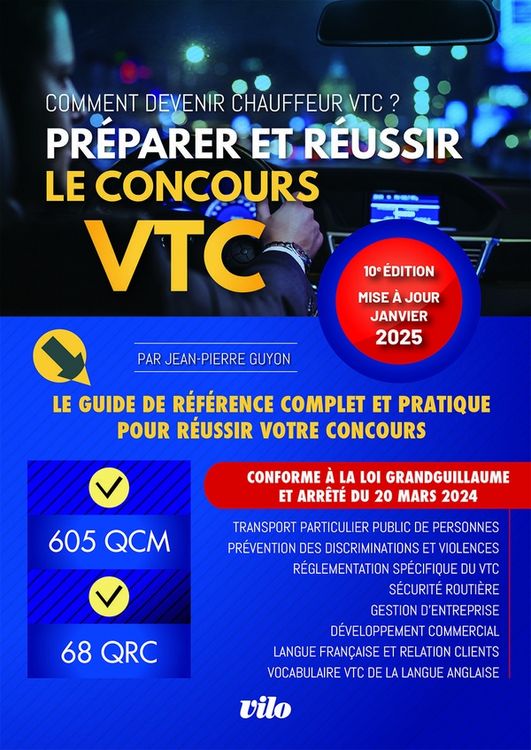 Produktbild: Pr&eacute;parer et r&eacute;ussir le concours VTC &eacute;dition 2025