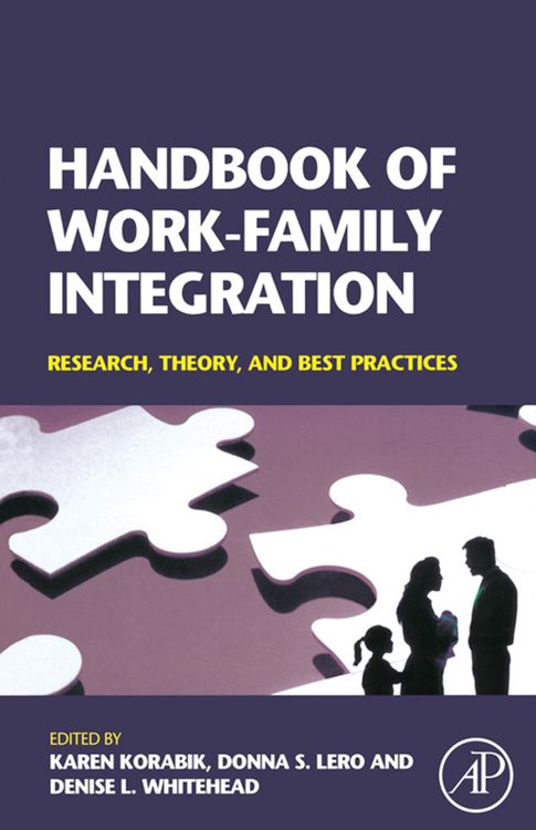 Produktbild: Handbook of Work-Family Integration