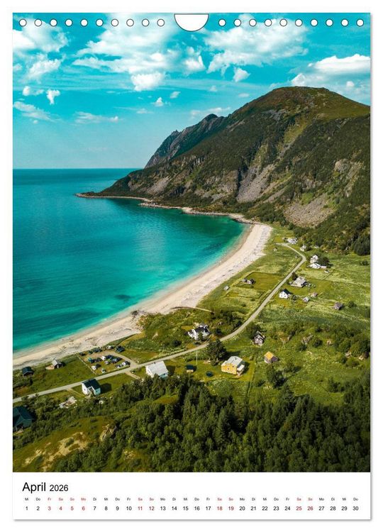 Produktbild: Norwegen - Eine Reise durch das skandinavische Land. (Wandkalender 2026 DIN A4 hoch), CALVENDO Monatskalender