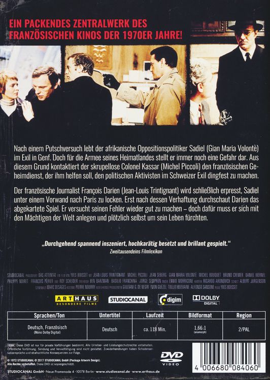 Produktbild: Das Attentat