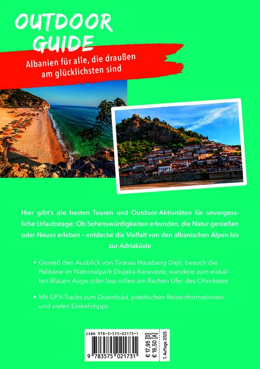 Produktbild: MARCO POLO OUTDOOR GUIDE Reisef&uuml;hrer Albanien