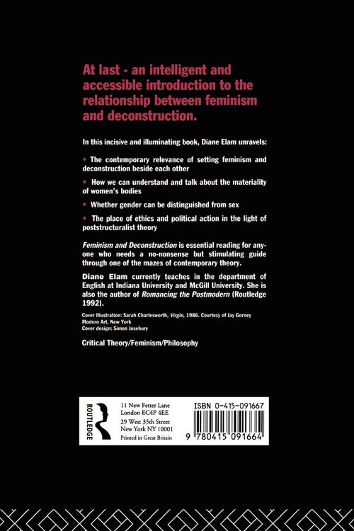 Produktbild: Feminism and Deconstruction