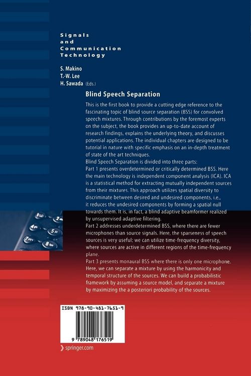 Produktbild: Blind Speech Separation