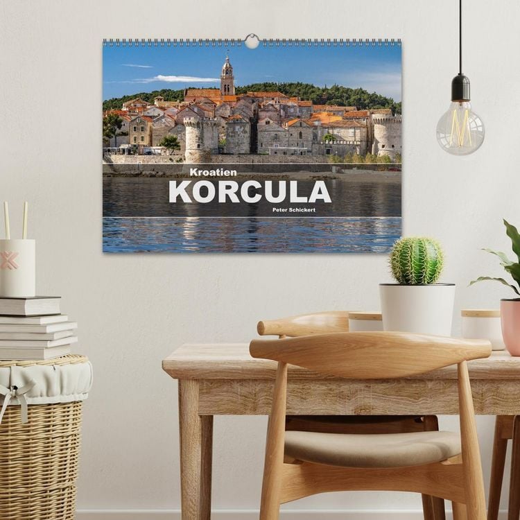Produktbild: Kroatien - Korcula (Wandkalender 2026 DIN A3 quer), CALVENDO Monatskalender