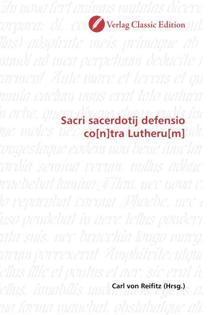 Produktbild: Sacri sacerdotij defensio co[n]tra Lutheru[m]