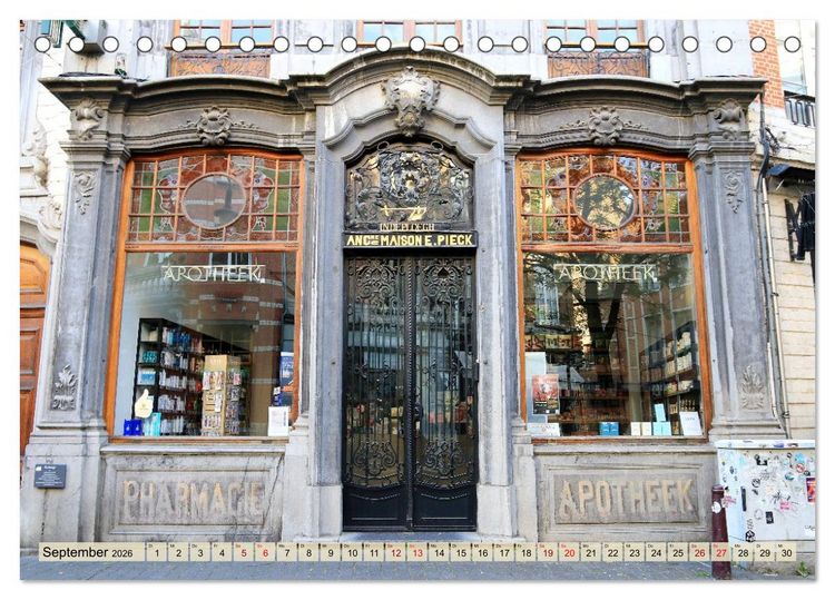 Produktbild: Bezauberndes L&ouml;wen in Belgien (Tischkalender 2026 DIN A5 quer), CALVENDO Monatskalender