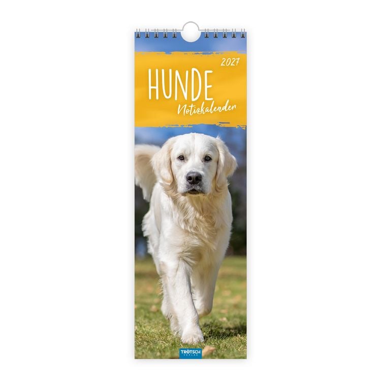 Produktbild: TR&Ouml;TSCH - Streifenkalender Hunde 2027 Notizkalender