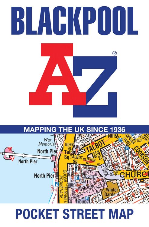 Produktbild: Blackpool A-Z Pocket Street Map