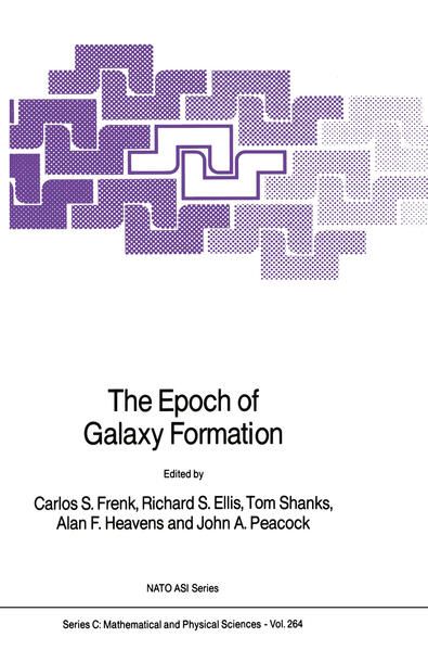 Produktbild: The Epoch of Galaxy Formation